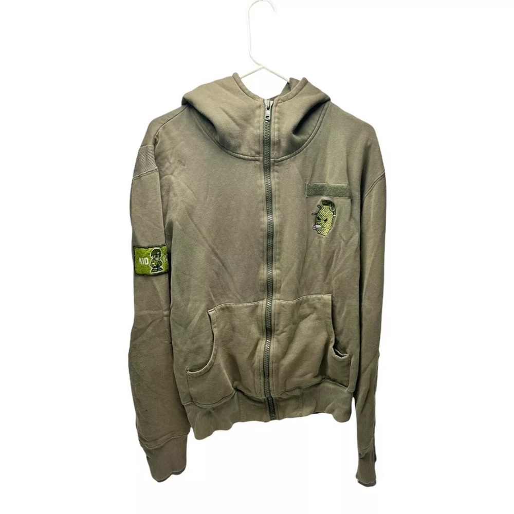 *SOLD*Kidrobot Kolz!k Sarge OD Green OG Hoodie RARE 202 Of 256 Vintage XL